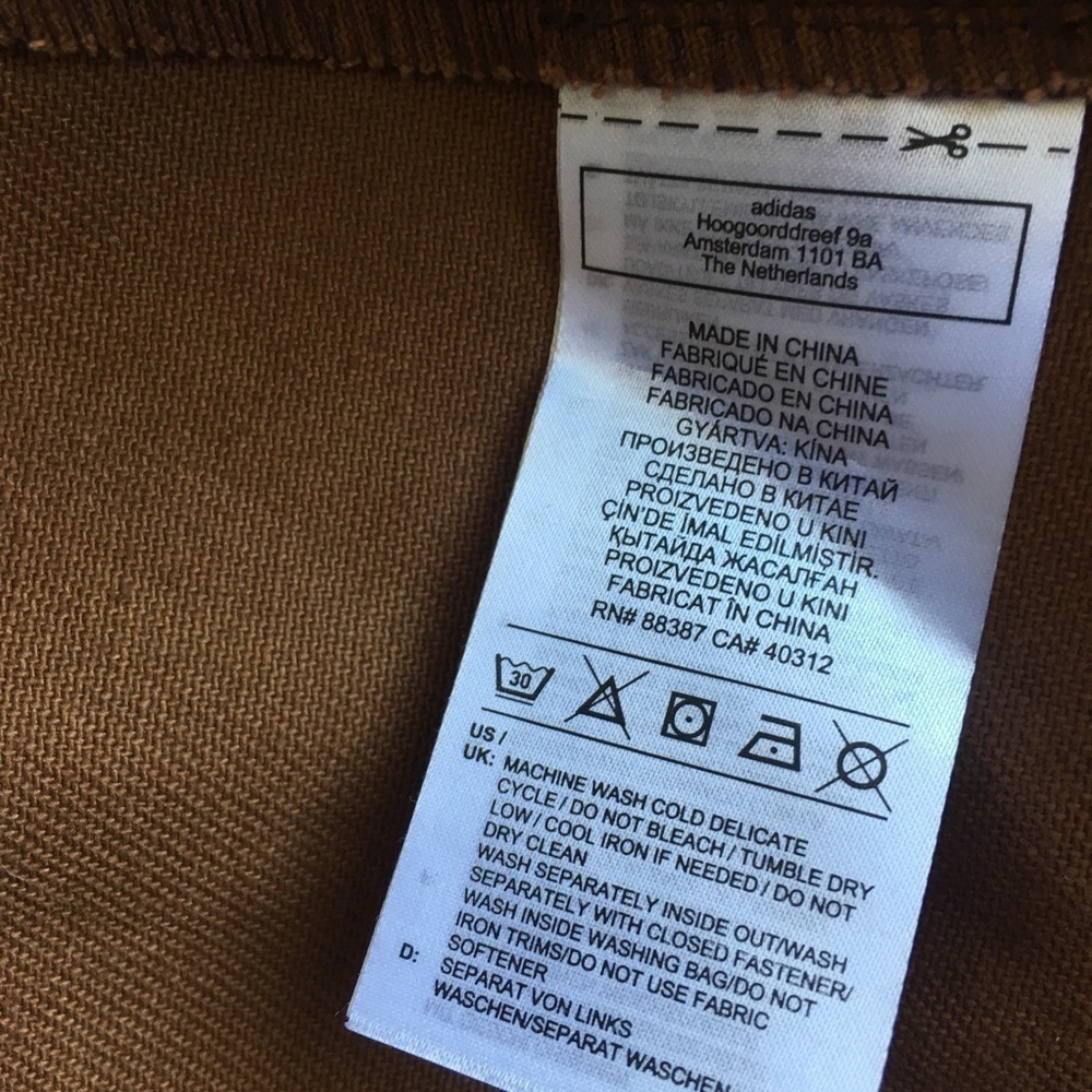 RARE NWT IVY PARK x Adidas Monogram Cargo Mini Skirt Brown Tan Size 1X - Picture 13 of 13